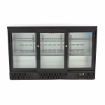 Βιτρίνα ψυχόμενη επιτραπέζια μαύρη με 3 συρόμενες πόρτες MAX-09400920